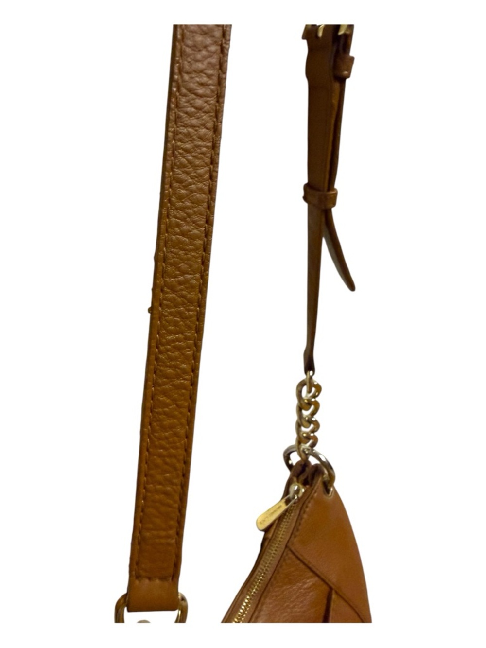 Michael Kors Fulton Large Pebbled Leather Hobo Shoulder Bag - Picture 8 of 13